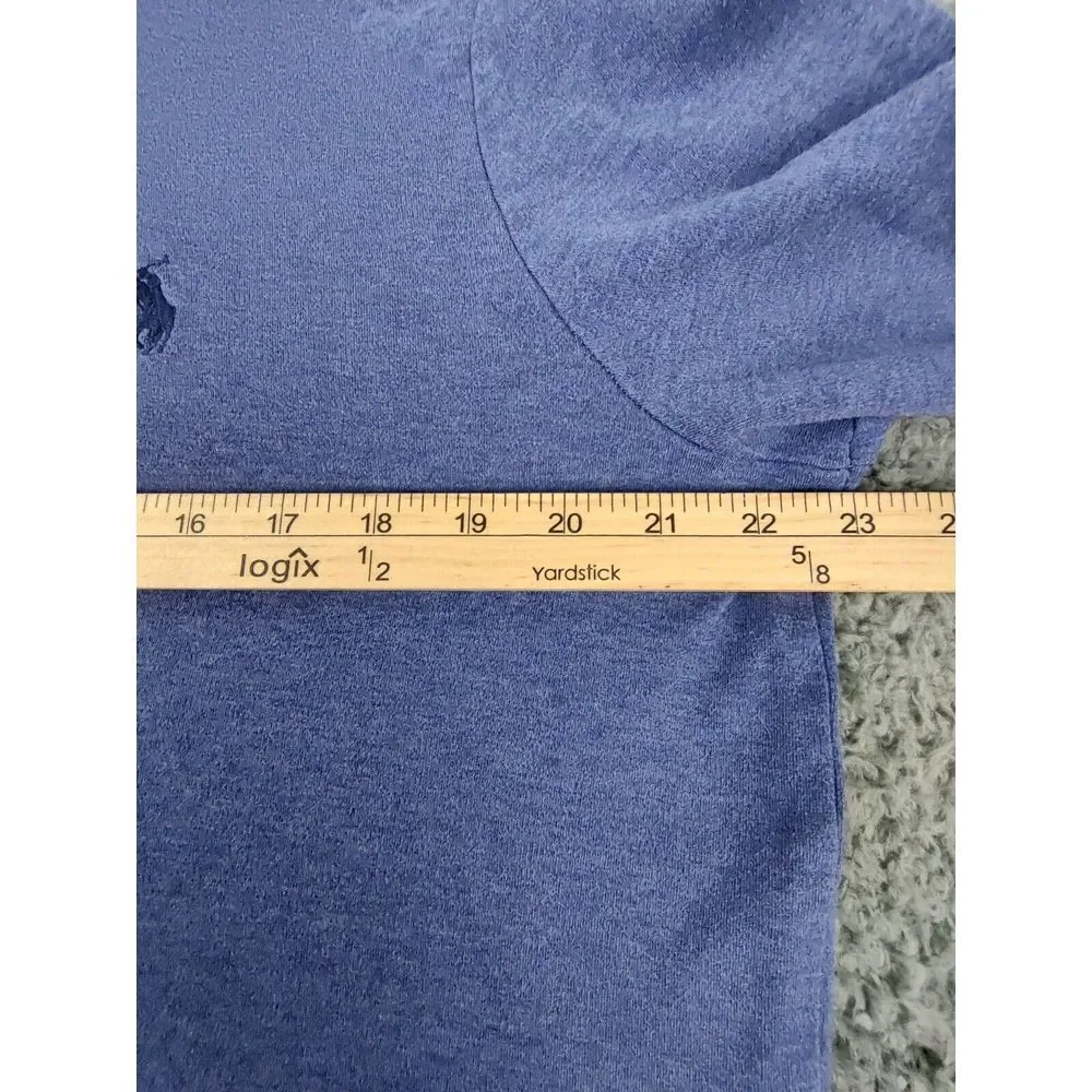 Polo Ralph Lauren Polo Shirt Men's L Blue Pony Large Cotton‎ Short Sleeve